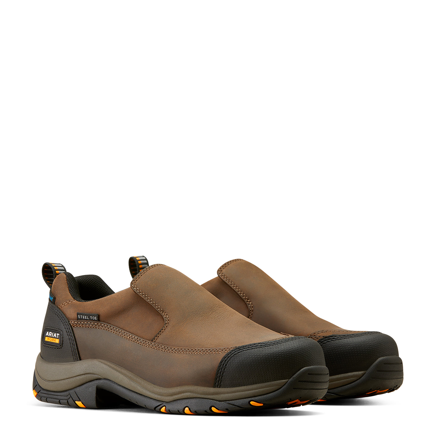Ariat | Men's Duraralley| Waterproof | Steel Toe |Distressed Brown