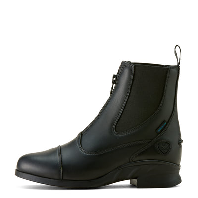 Ariat | Women's Heritage Zip Waterproof Paddock Boot | Black