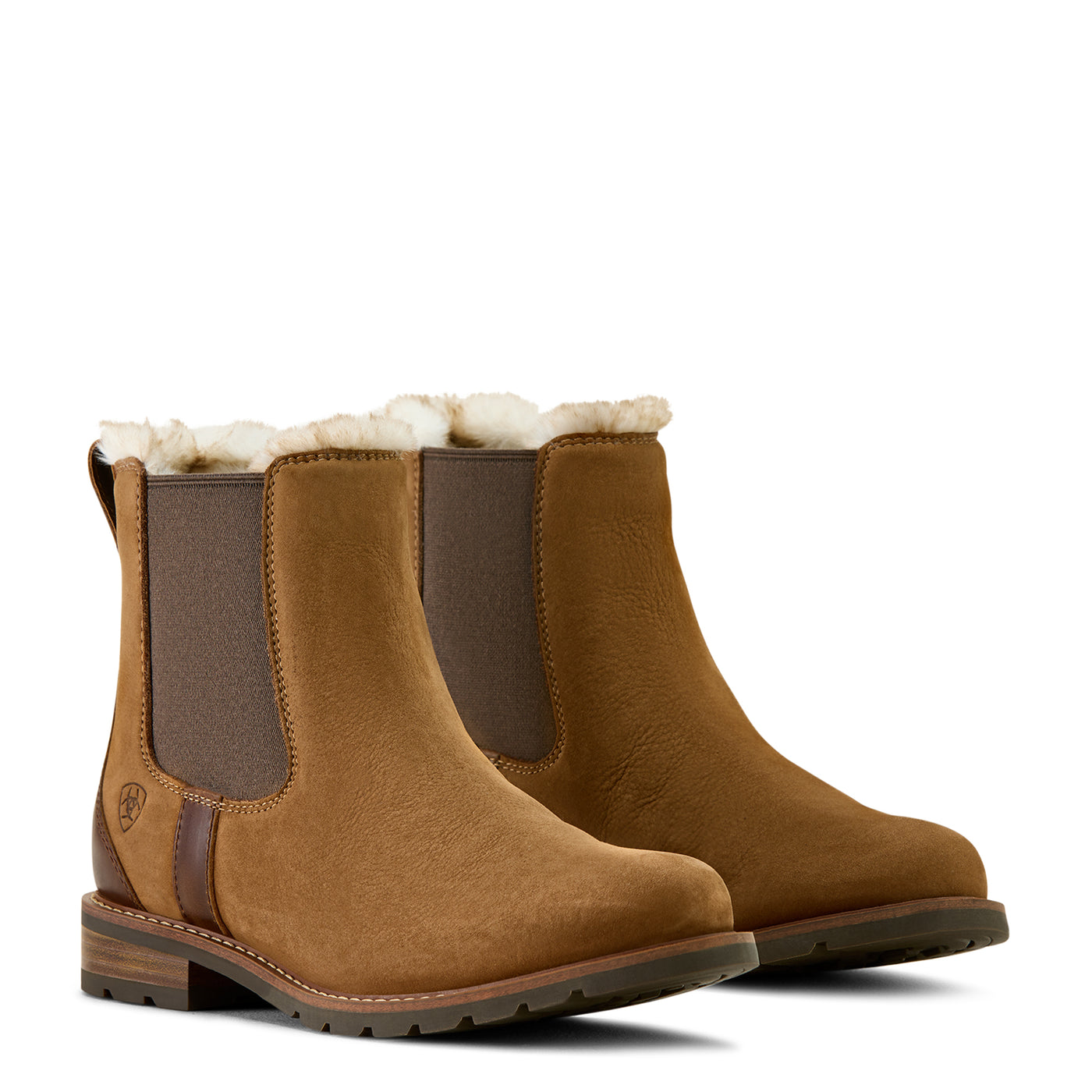 Ariat | Women's Wexford Sherpa | Waterproof Chelsea Boot | Amber Brown