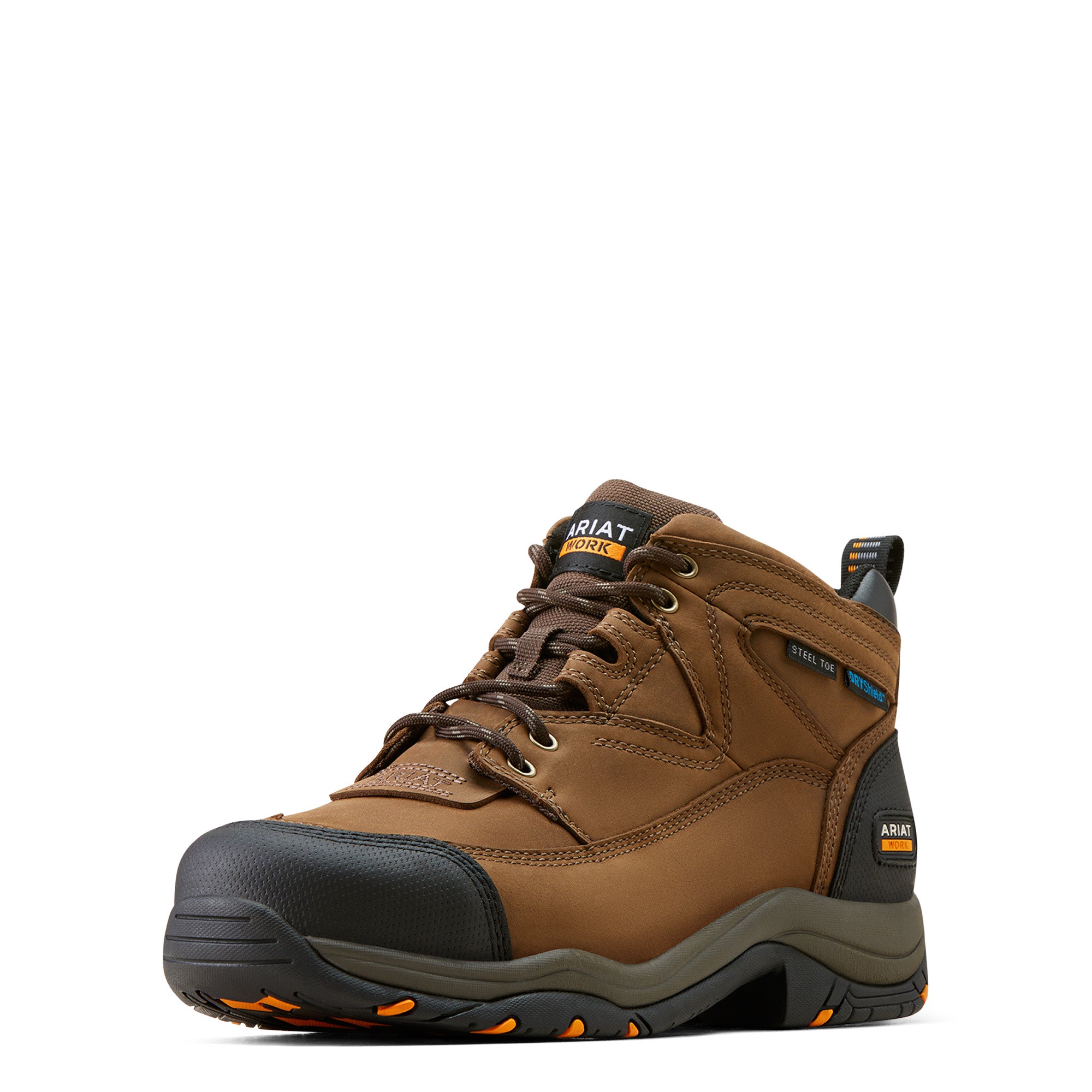 Ariat Men's Skyline Solaris Waterproof Shadow Grey Flame Orange
