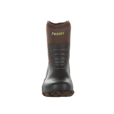 Rocky | Unisex Core Chore Rubber Outdoor Boot | Dark Brown - Outback Traders Australia