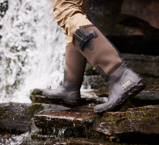 Rocky Women s Core Chore Rubber Outdoor Boot Dark Brown
