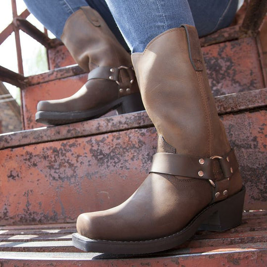 Durango Harness Boots Mens Durango Men's Harness Boot Distressed Brown