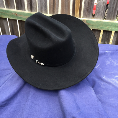 American Hat Co. 7X Black Cattleman - Outback Traders Australia