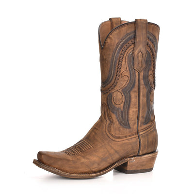 Corral Men's Cowhide Narrow Toe Distressed Brown