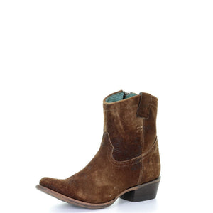 Corral | Lamb Suede Short Top | Chocolate - Outback Traders Australia