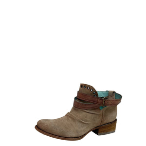 Corral | Sand Harness Ankle Boots | Light Brown -Last Pairs! - Outback Traders Australia