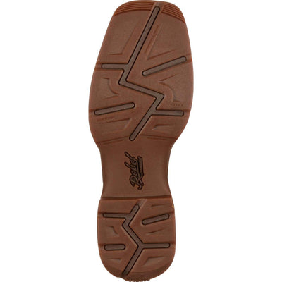 Durango | Men's Rebel Steel Toe Pull-On Western Boot | Brown - Outback Traders Australia