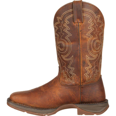 Durango | Men's Rebel Steel Toe Pull-On Western Boot | Brown - Outback Traders Australia