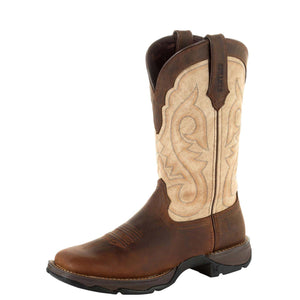 Durango | Lady Rebel Women's Western Boot | Dark Brown / Taupe - Outback Traders Australia