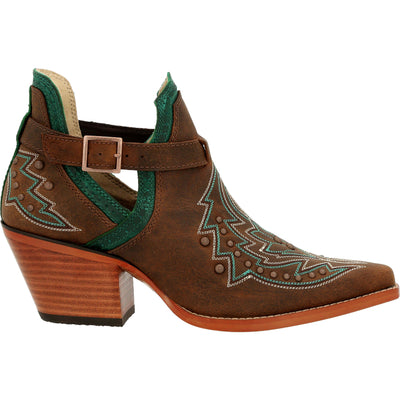 Durango | Women's Crush Studded Western Fashion Bootie | Brown - Outback Traders Australia