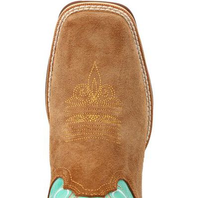 Durango | Lady Rebel 10" Women's Western Boot | Dusty Brown / Sky Blue - Outback Traders Australia