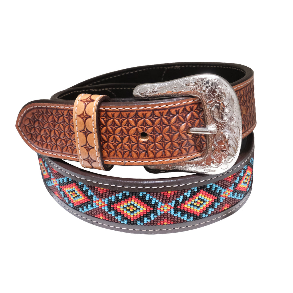 Outback King | Navaho Diamond Beaded Western Belt