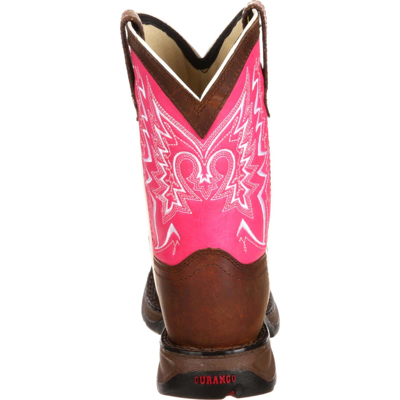 DURANGO | Kids Let Love Fly Western Boot | Brown / Pink - Outback Traders Australia