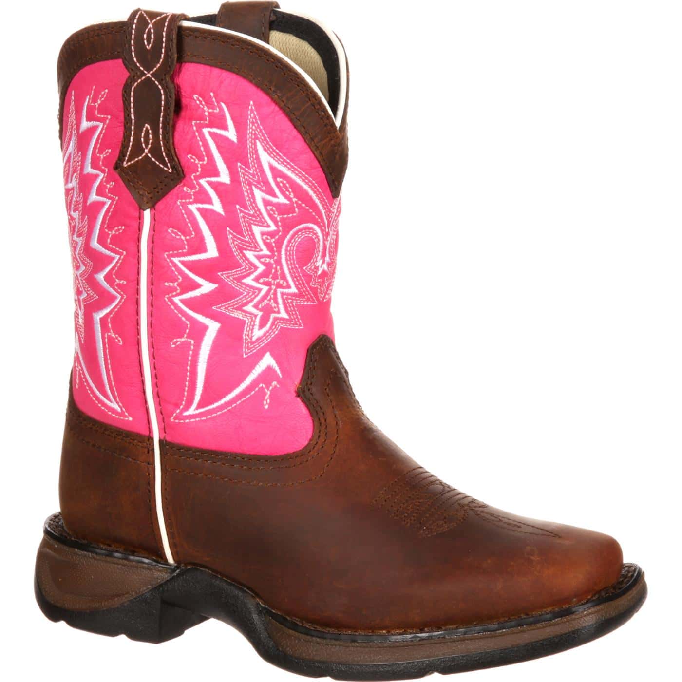 Durango | Big Kid Let Love Fly | Western Boot | Brown / Pink - Outback Traders Australia