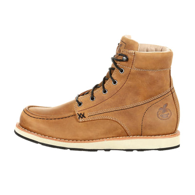 Georgia | Men's Small Batch Wedge Boot | Brown - Outback Traders Australia