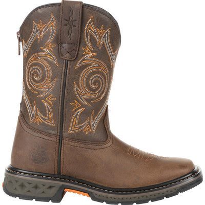 Georgia | Little Kid's Carbo-Tec LT Pull-on Boot | Brown - Outback Traders Australia