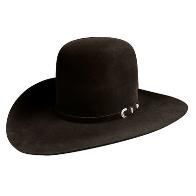 American Hat Co. 7X Black Open Crown - Outback Traders Australia