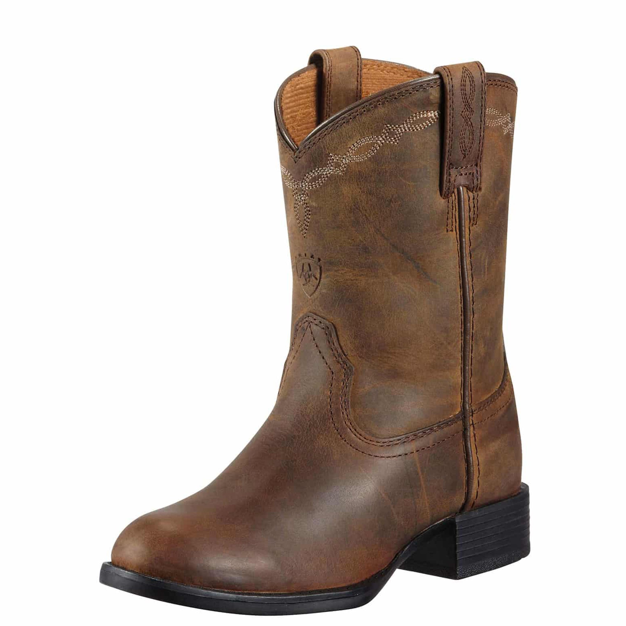 Ariat | Kid's Heritage Roper Distressed Brown - Outback Traders Australia