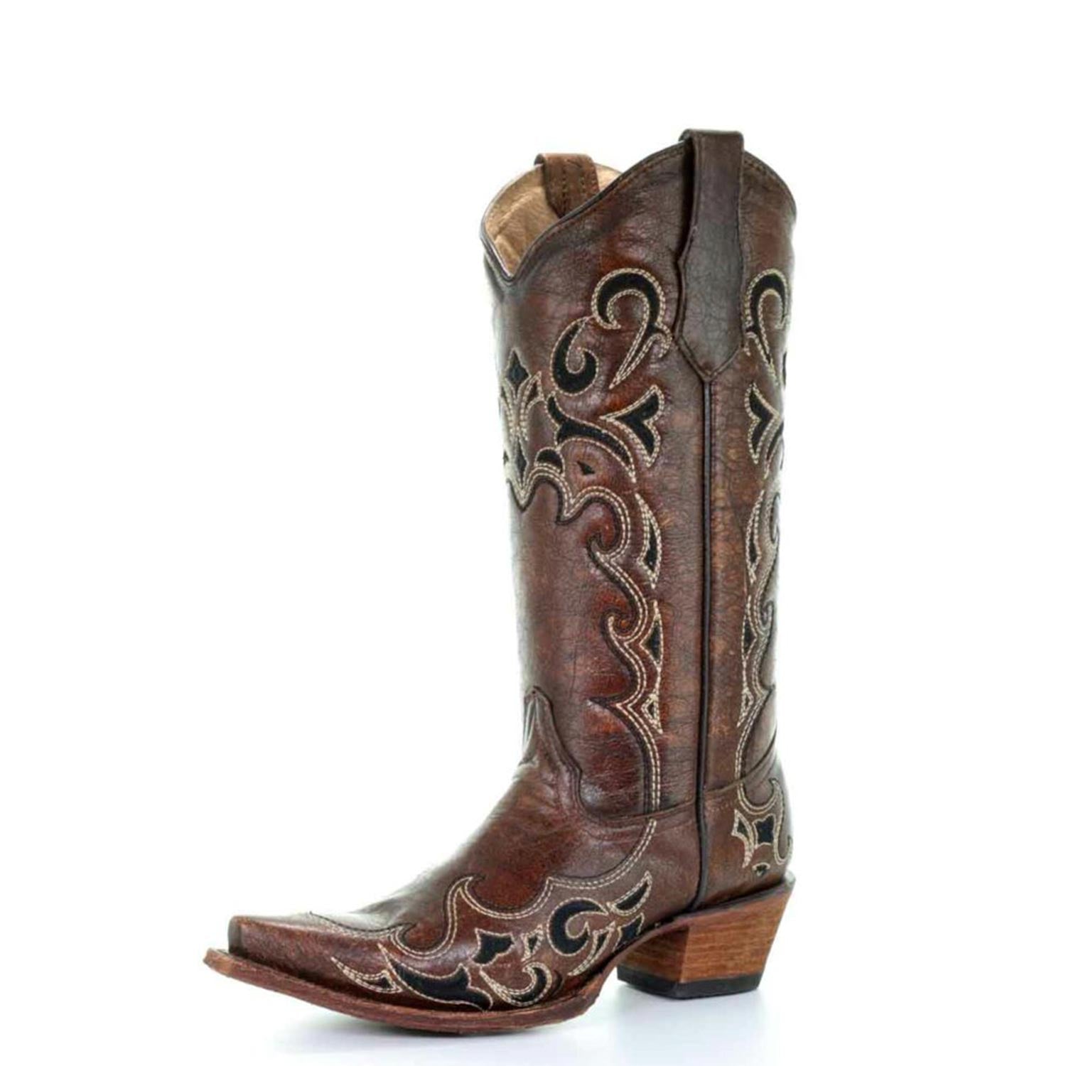 Circle G Boho Cowboy Boots | Brown and Black | Outback Traders