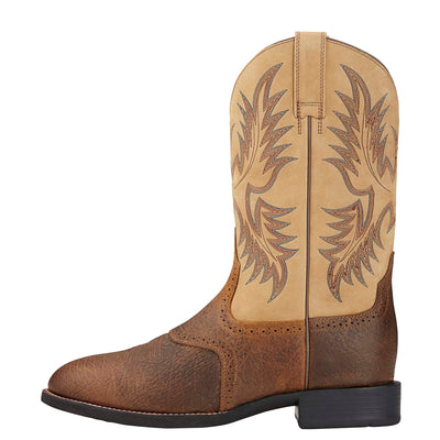 Ariat Boots | Men's Western Cowboy | Heritage Stockman | Side | Outback Traders Australia