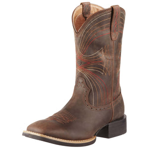 Ariat Boots | Men's Western Cowboy | Sport Wide Square Toe | Front | Outback Traders Australia