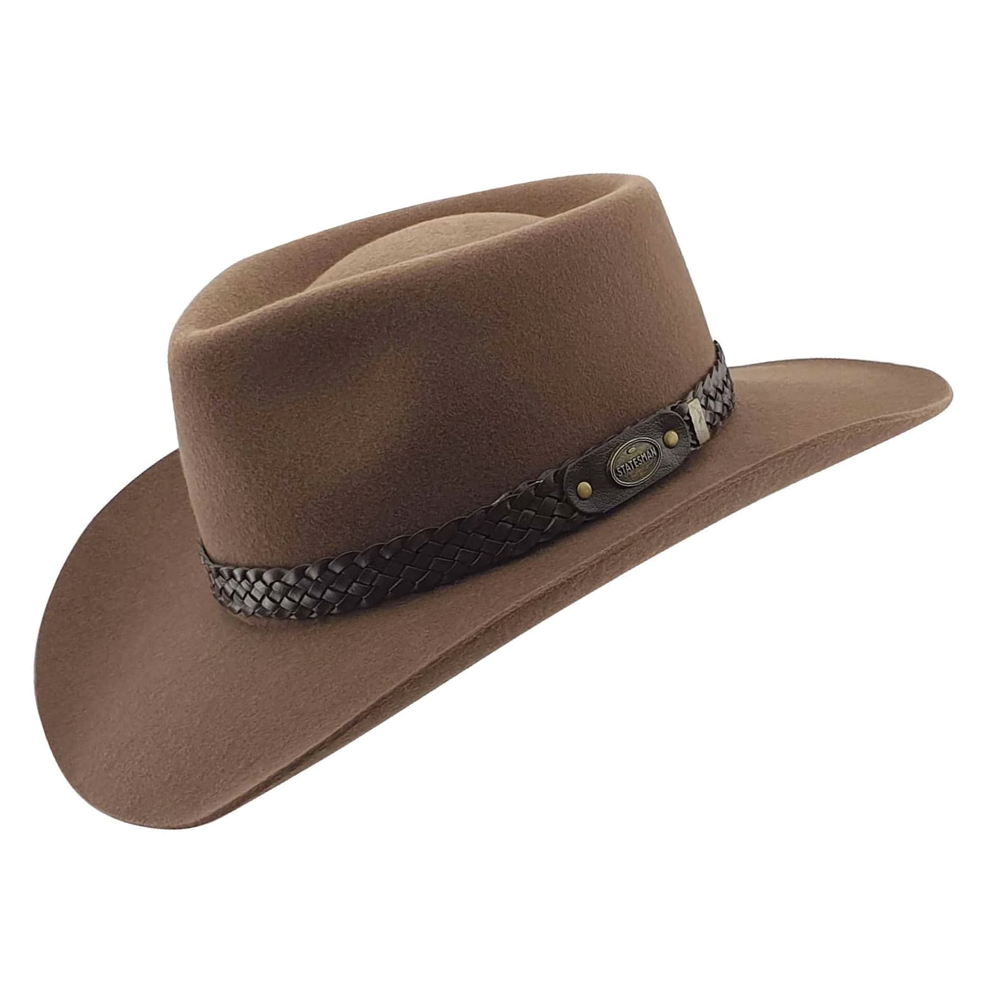 Statesman | Murchison River Wool Felt | LT Brown - Outback Traders Australia