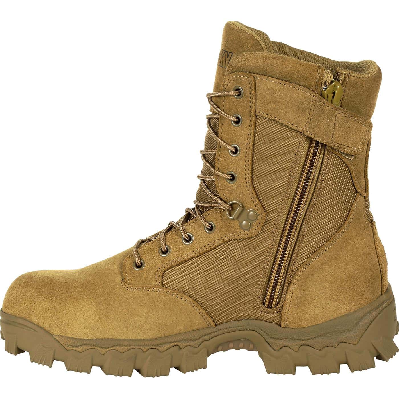 Rocky | Men's Alpha Force Composite Toe Duty Boot | Coyote Brown - Outback Traders Australia