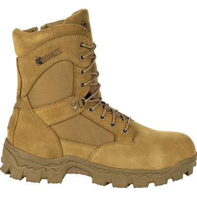 Rocky | Men's Alpha Force Composite Toe Duty Boot | Coyote Brown - Outback Traders Australia