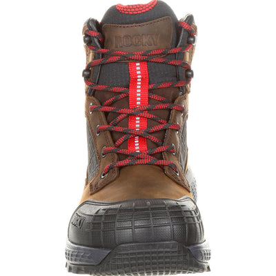 Rocky | Men's Treadflex Composite Toe Waterproof Work Boot | Dark Brown - Outback Traders Australia