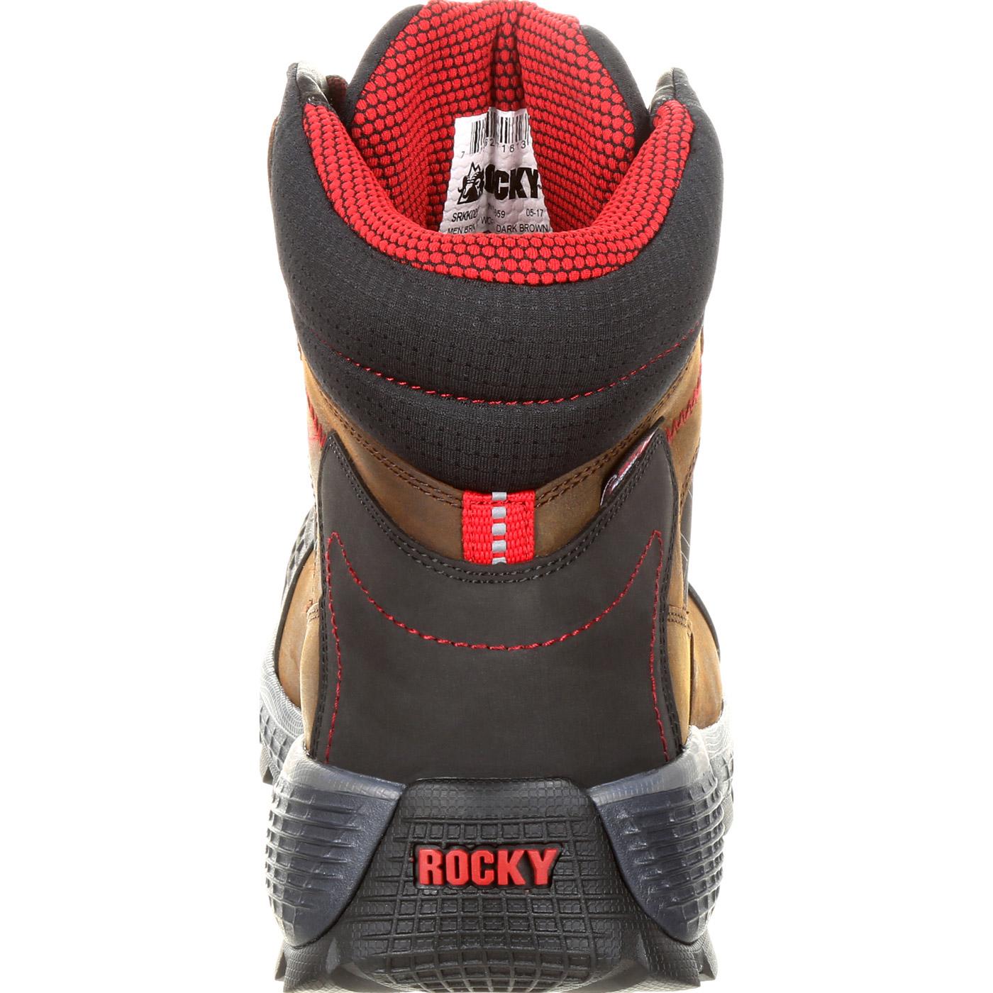 Rocky | Men's Treadflex Composite Toe Waterproof Work Boot | Dark Brown - Outback Traders Australia