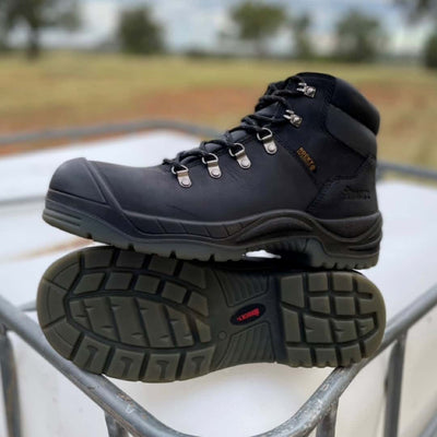 Rocky | Men's Work Smart Composite Toe Waterproof Work Boot | Black - Outback Traders Australia