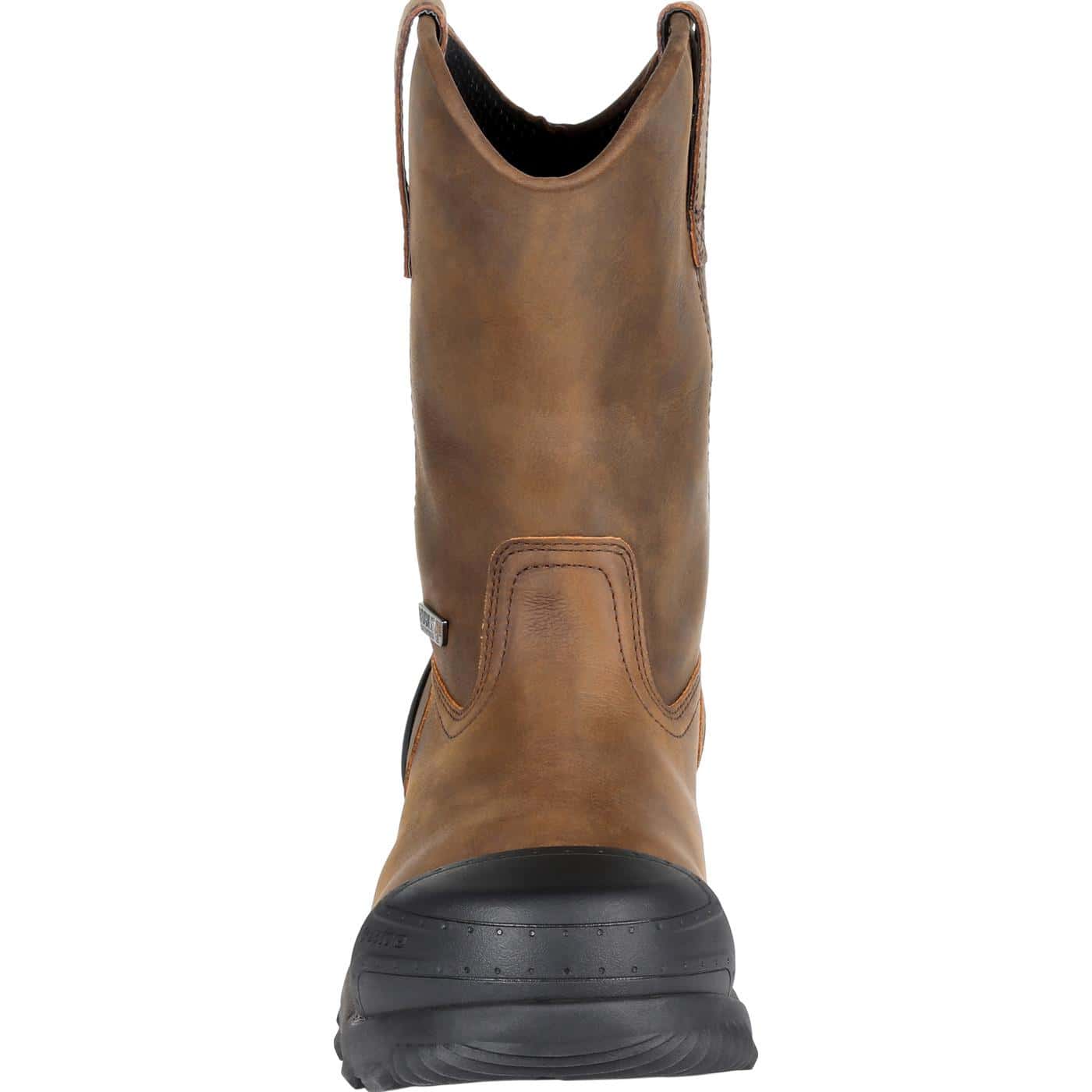 Rocky | Men's XO-Toe Composite Waterproof Pull-On Work Boot | Brown - Outback Traders Australia