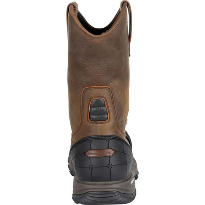 Rocky | Men's XO-Toe Composite Waterproof Pull-On Work Boot | Brown - Outback Traders Australia