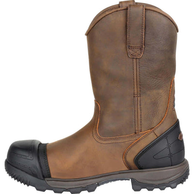 Rocky | Men's XO-Toe Composite Waterproof Pull-On Work Boot | Brown - Outback Traders Australia