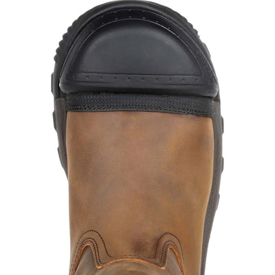 Rocky | Men's XO-Toe Composite Waterproof Pull-On Work Boot | Brown - Outback Traders Australia