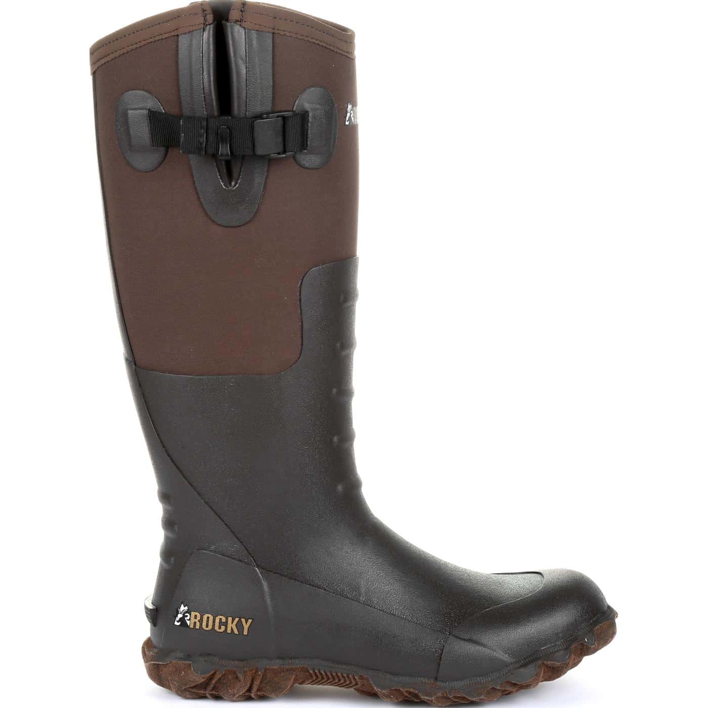 Rocky | Women's Core Chore Rubber Outdoor Boot | Dark Brown - Outback Traders Australia