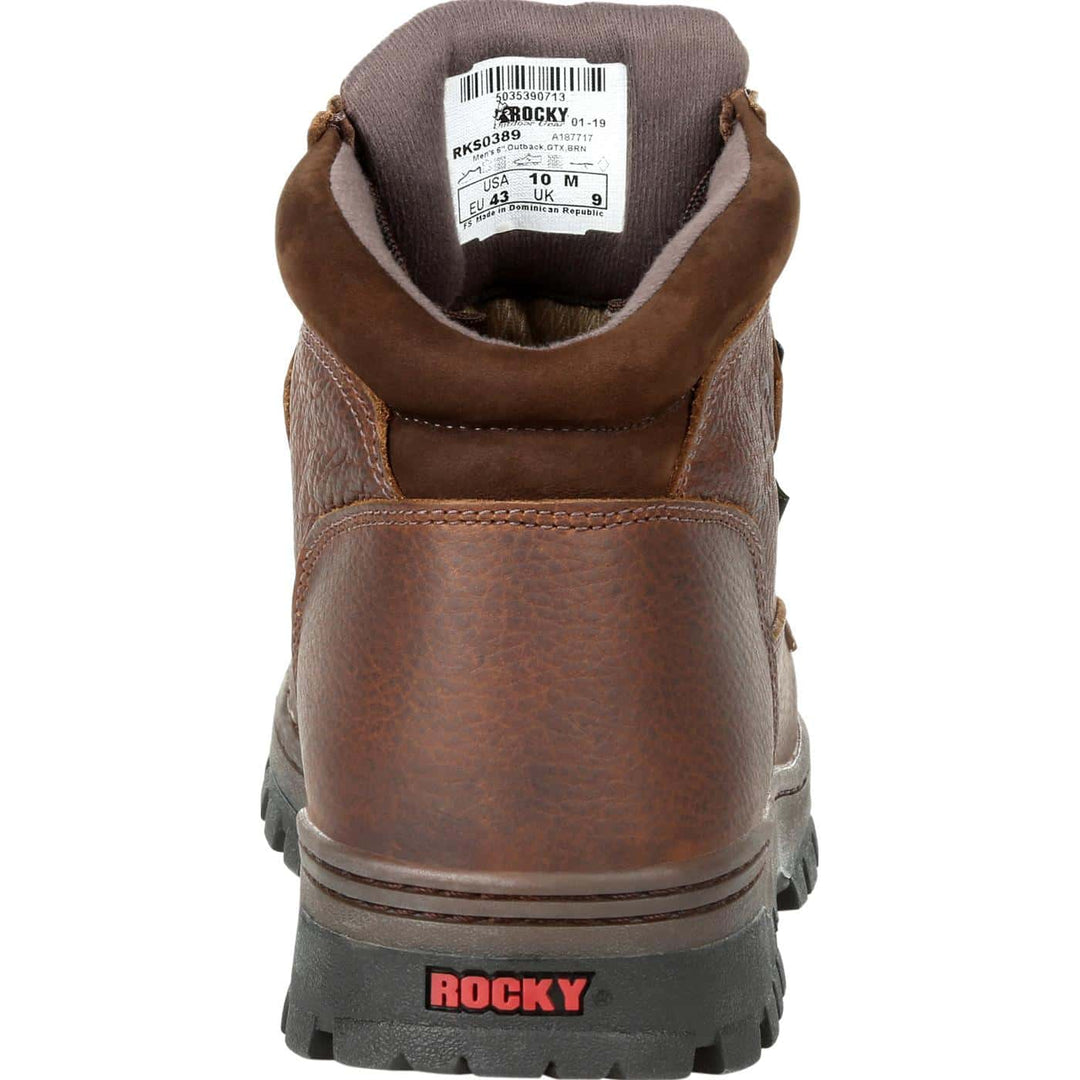 Rocky Men's Outback Plain Toe GORE-TEX Waterproof Outdoor Boot Bro
