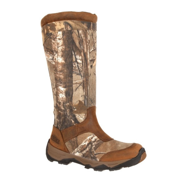 Rocky Men s Retraction Waterproof Side Zip Snake Boot Realtree