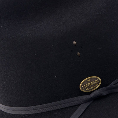 Statesman Hats | Premium Fur Felt | Serpentine | Detail | Outback Traders Australia