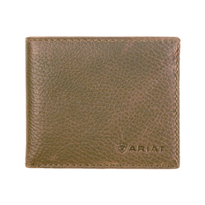 Ariat Bi-Fold Logo | Distressed Brown - Outback Traders Australia