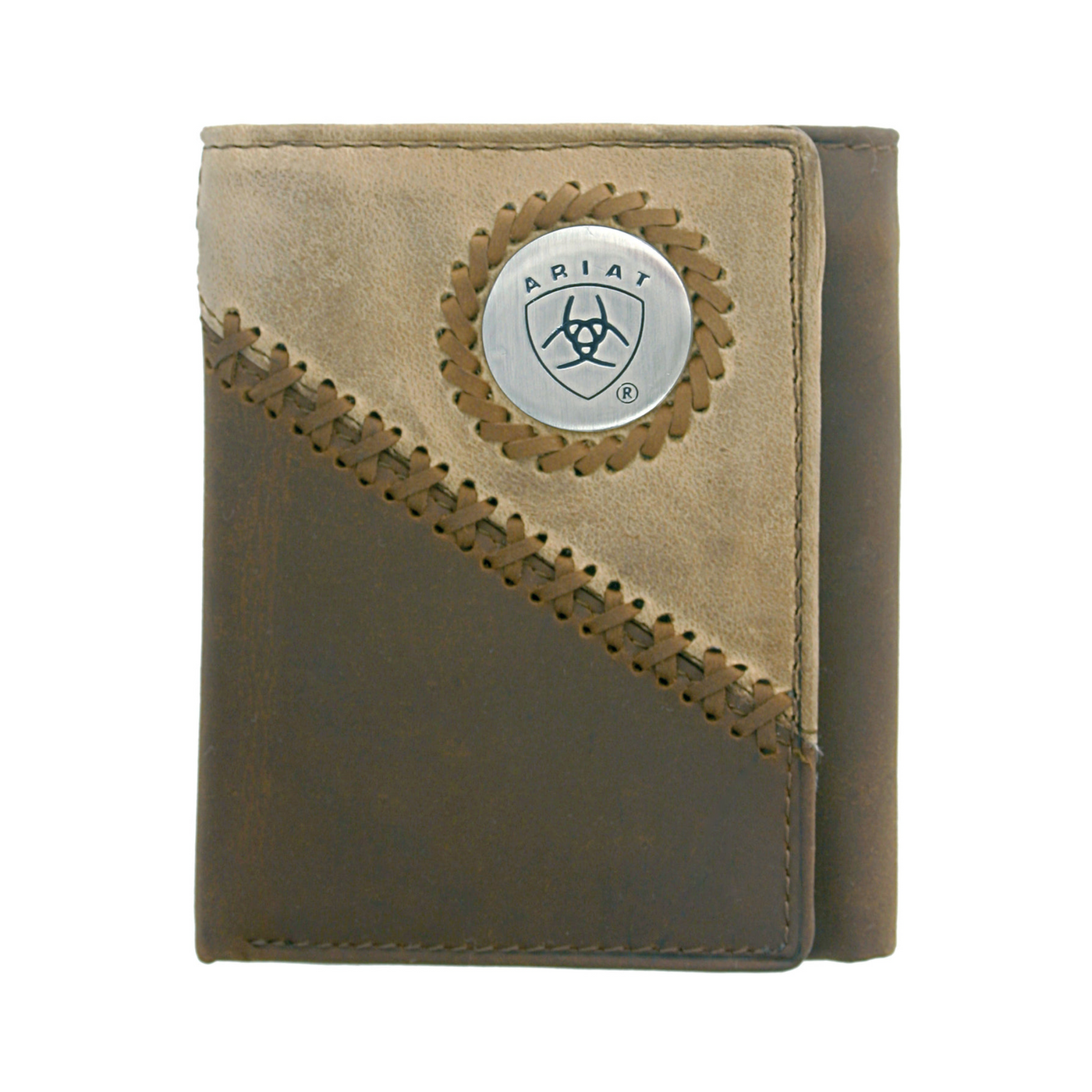 Ariat Rodeo Tri-Fold Wallet | Two Toned - Outback Traders Australia