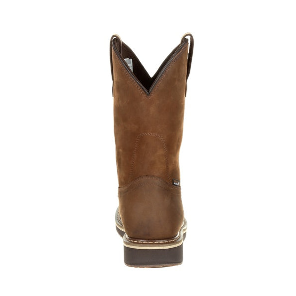 Rocky | Men's Cody Steel Toe Waterproof Western Boot |  Brown - Outback Traders Australia