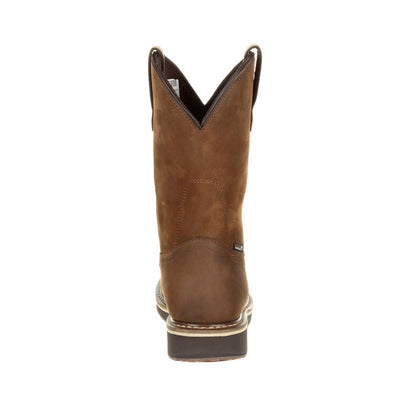 Rocky | Men's Cody Steel Toe Waterproof Western Boot |  Brown - Outback Traders Australia