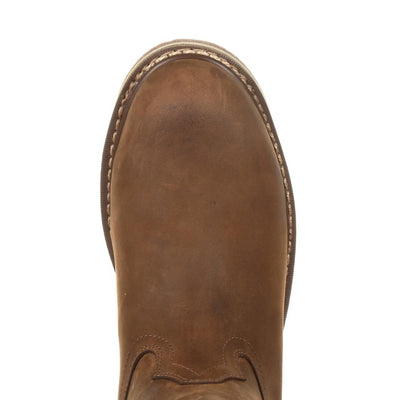Rocky | Men's Cody Steel Toe Waterproof Western Boot |  Brown - Outback Traders Australia