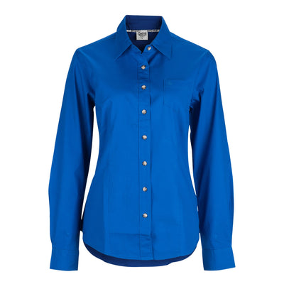 Burke & Wills Women's Collins Shirt | Royal Blue - Outback Traders Australia