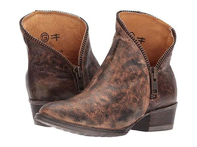 Circle G | Vintage Ankle Boots | Brown-Last Pairs! - Outback Traders Australia