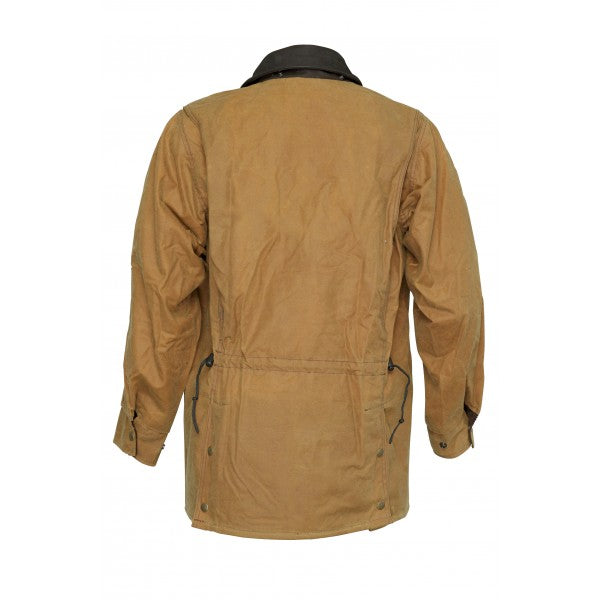 Burke & Wills Men's Darwin Oilskin Jacket Sand - Last sizes! - Outback Traders Australia