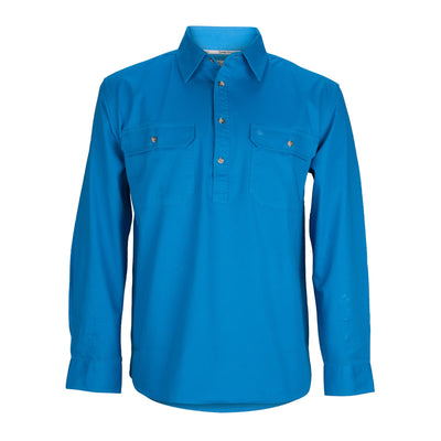 Burke & Wills Men's Flinders Shirt |Blue Sky - Outback Traders Australia