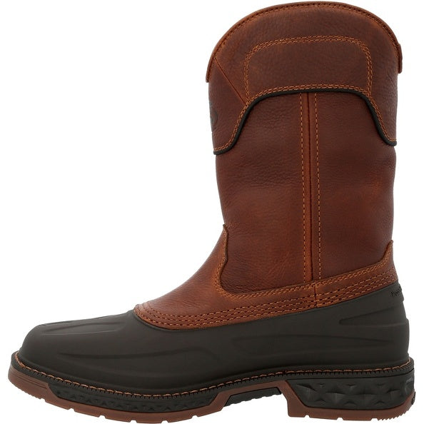Georgia | Men's Carbo-Tec LTR Waterproof Pull-On Boot | Brown - Outback Traders Australia